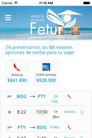 Fetur Viajes screenshot 2