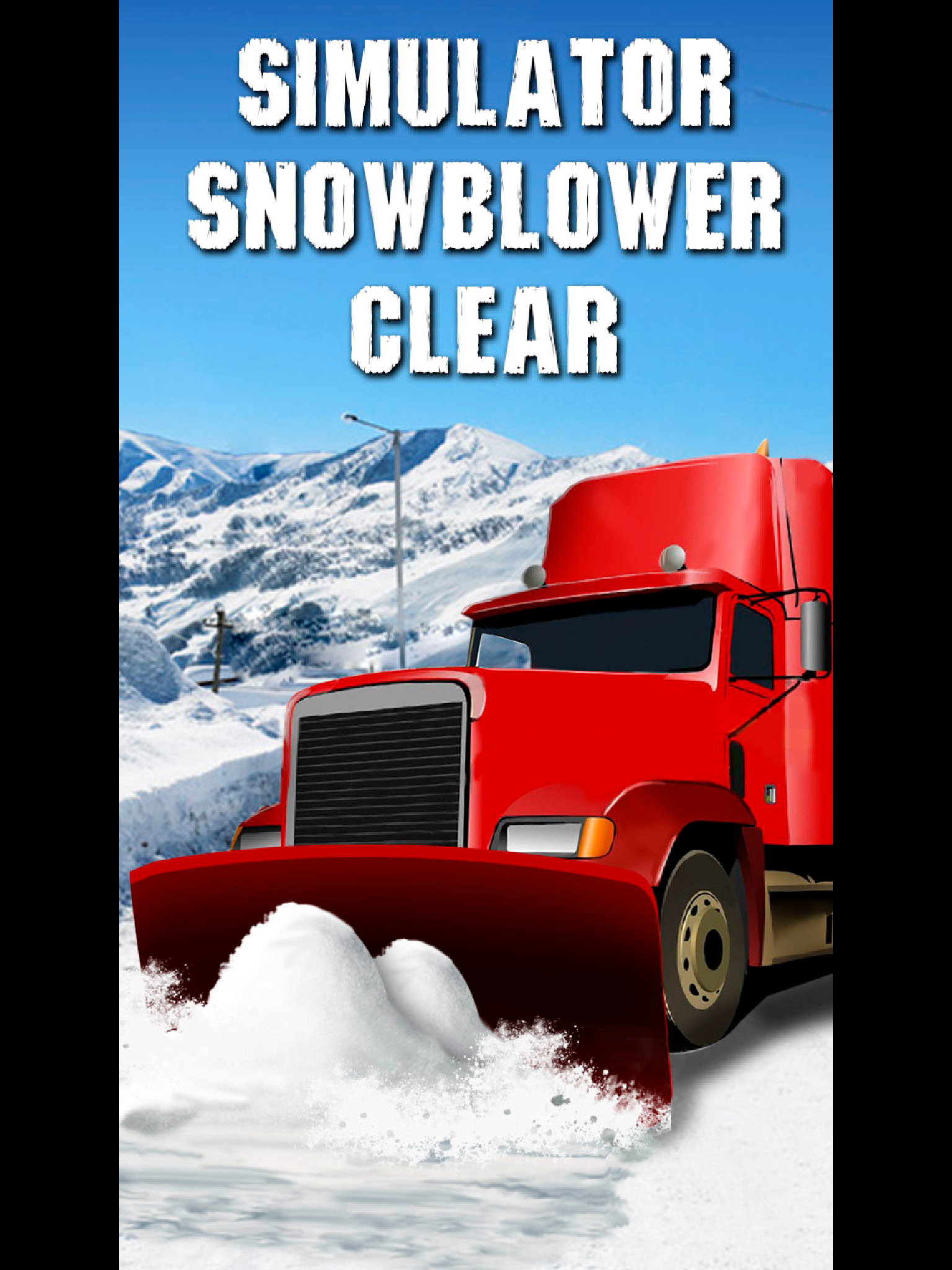 Simulator Snowblower Clear