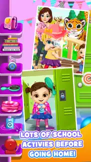 How to cancel & delete first day of school - baby salon make up story & makeover spa kids games! 2