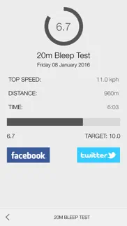 bleep test 20m treadmill iphone capturas de pantalla 2