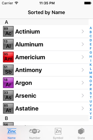 The Elements – periodic table for Apple Watch screenshot 3