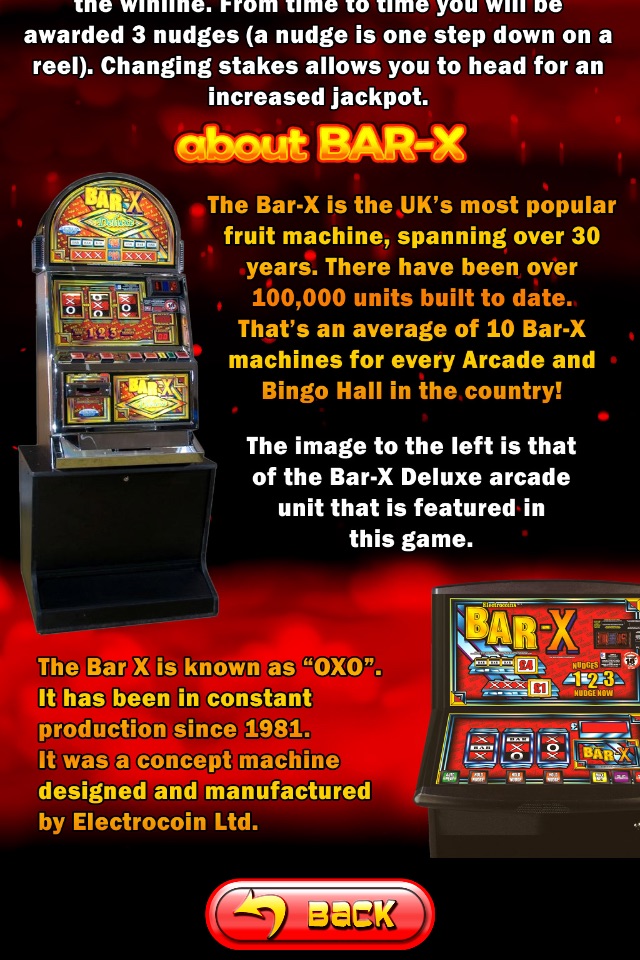 BAR-X Deluxe - The Real Arcade Fruit Machine App screenshot 2