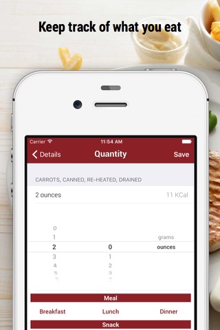 iFood Lite: Calorie Counter screenshot 3