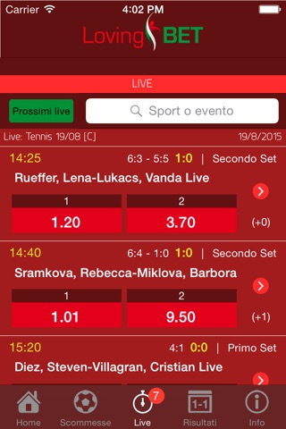 Lovingbet Scommesse Sportive screenshot 3