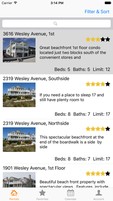 Screenshot #1 pour OC Rental Finder