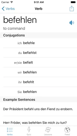 Game screenshot Daily German Verb apk