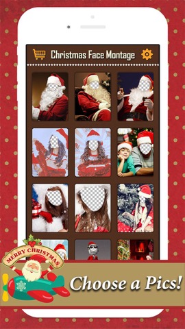 Xmas Face Montage Effects - Change Yr Face with Dozens of Elf & Santa Claus Looksのおすすめ画像3