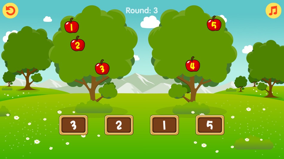 #4. Counting Apples Game - Preschool Number Learning Game (iOS) 来自: 桂浪 胡