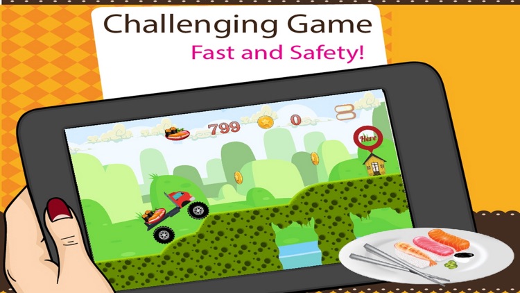 Sushi Delivery - The Crazy truck serving sashimi to Restaurant