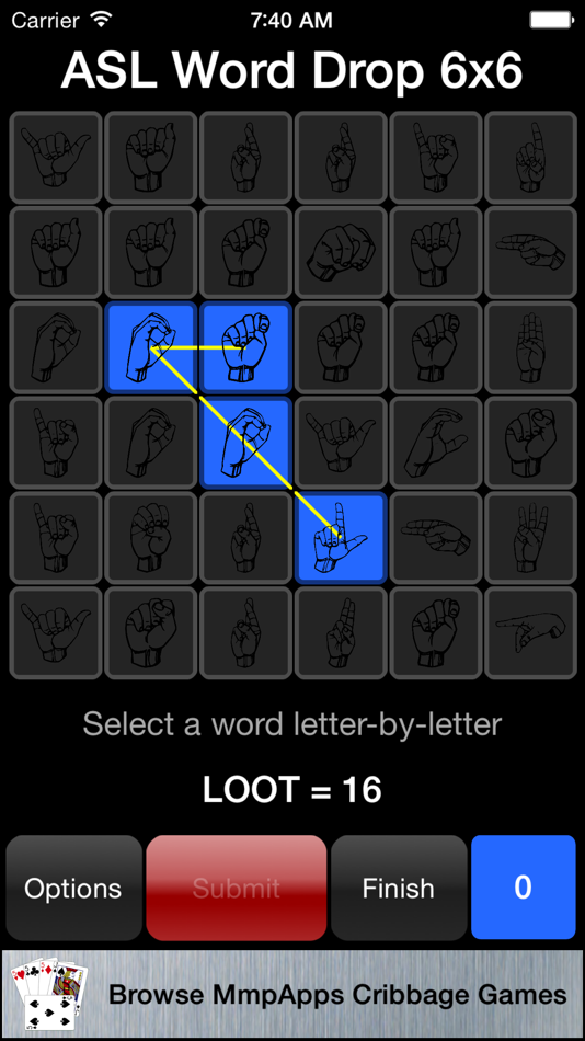 #3. ASL Word Drop (iOS) 由: MmpApps Corp.