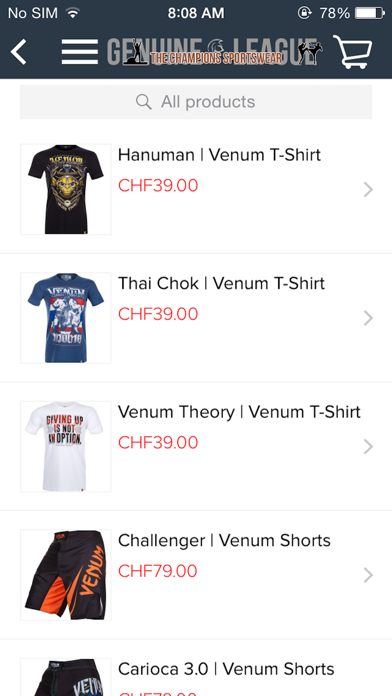 Screenshot #3 pour Genuine League Sportswear