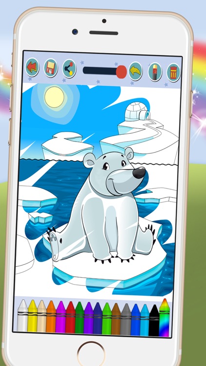 Paint animal coloring book for kids - Premium screenshot-3
