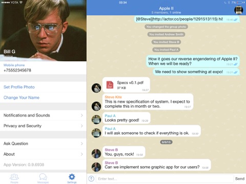 Screenshot #5 pour Flex Messenger