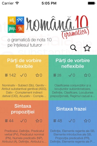 Română10 Gramatică screenshot 2