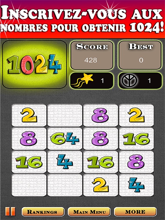 Screenshot #5 pour 1024 - Le Petit Frère de 2048