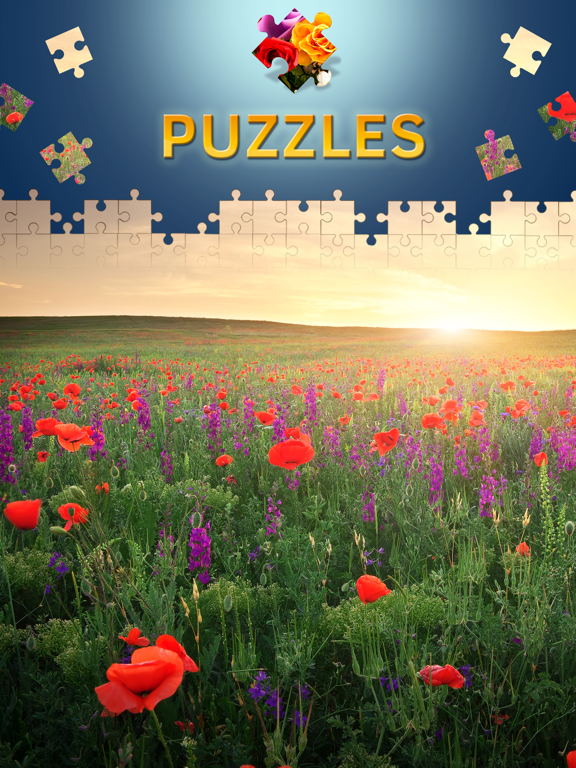 Flowers Jigsaw Puzzles 2017 iPad screenshot
