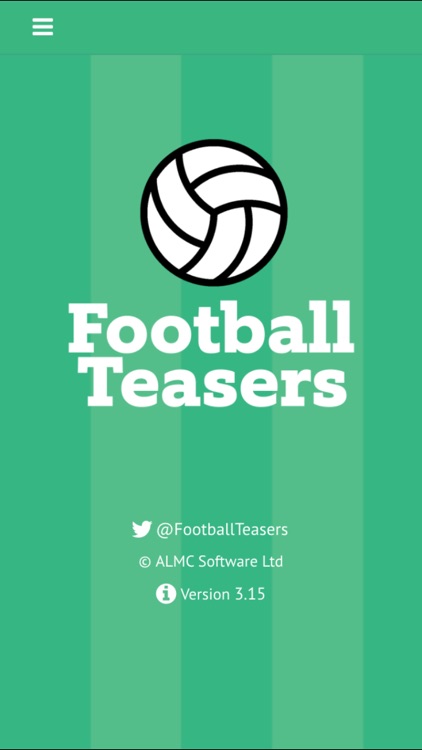 Football Teasers Quiz
