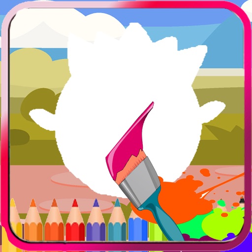 Colouring Book Digi Pokemon Edition iOS App