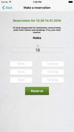 TeeTime Basic screenshot 4