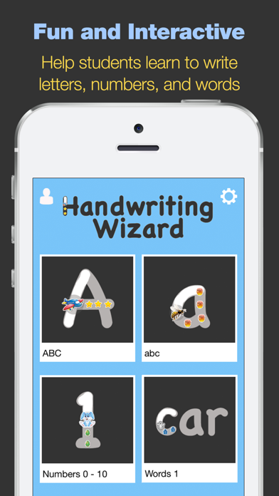 Screenshot #1 pour Handwriting Wizard - Learn to Write Letters, Numbers & Words