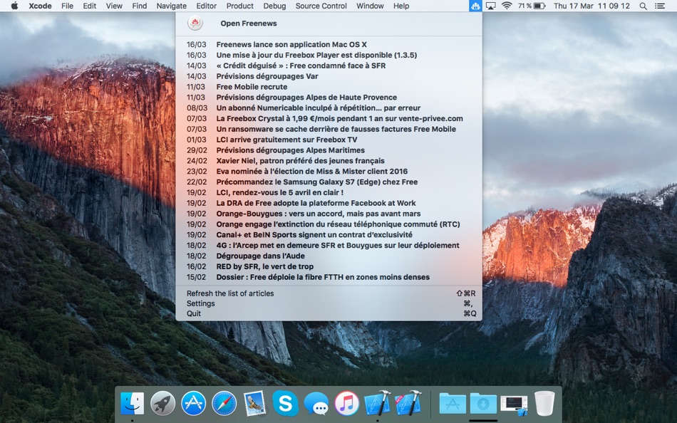 #1. Freenews (macOS) 由: Association Freenews