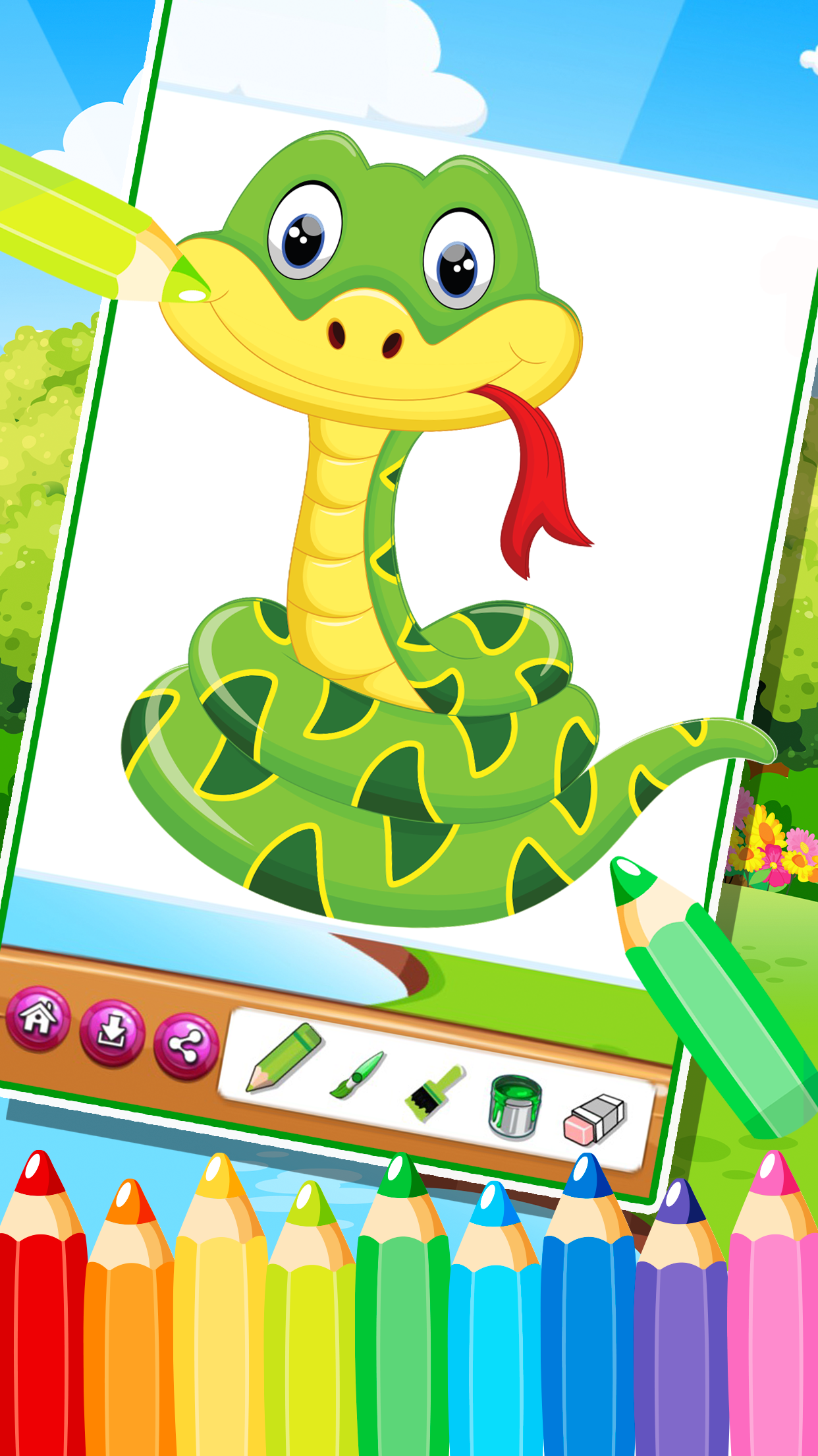 Dinosaur Dragon Coloring Book : Dino Drawing, Animal Paint And Color screenshot 5
