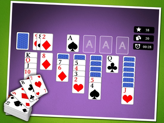 Solitaire Klondike iPad screenshot