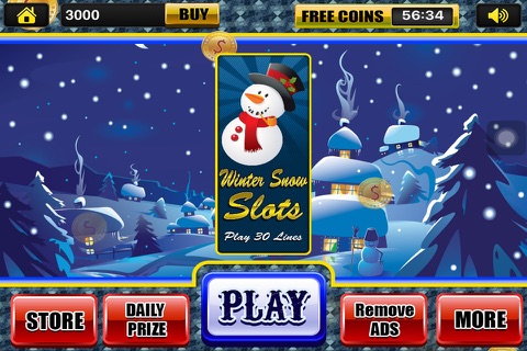 Wintertime Casino Free - Play Las Vegas Slot Machines Games - Spin & Win! screenshot 3