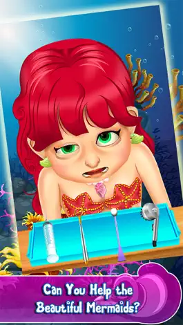 Game screenshot Mermaid Doctor Spa Salon - baby princess makeover world & make up care games for girls! mod apk