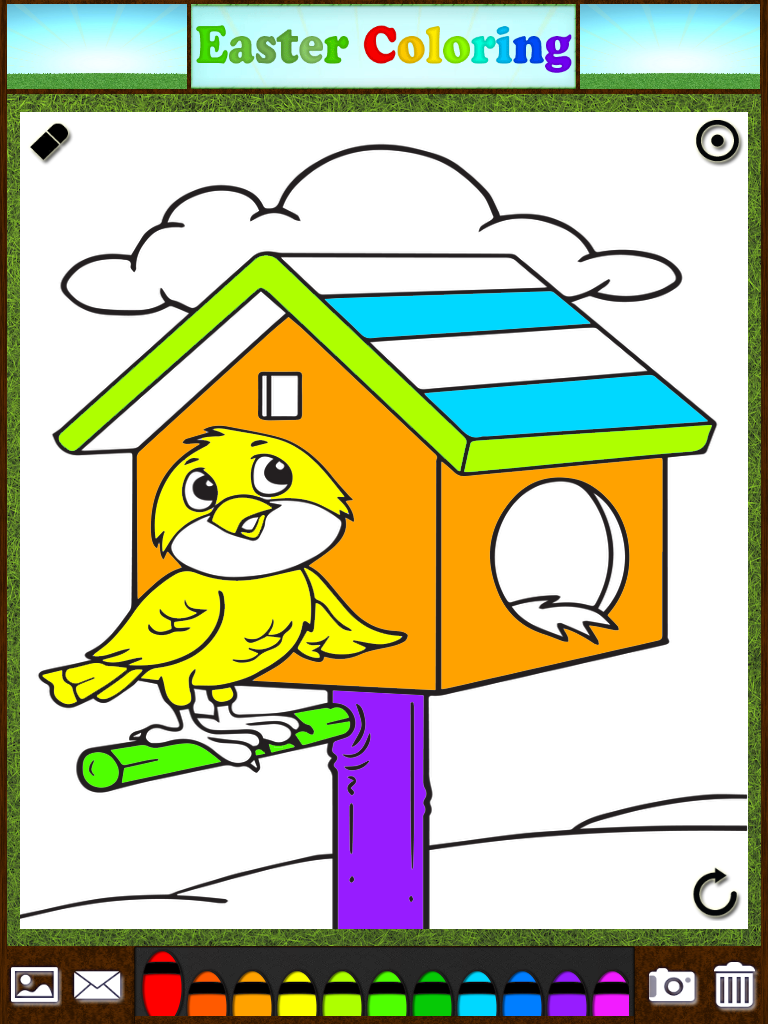 Easter Bunny Eggs ColoringBook FREE
