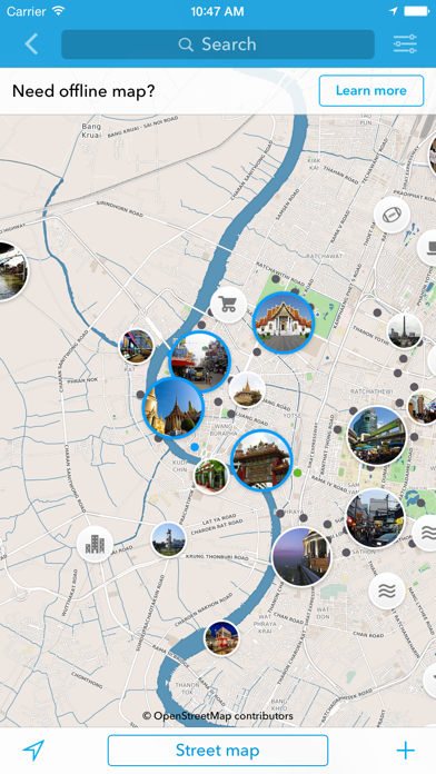Trip Planner, Travel Guide & Offline City Map for Thailand, Indonesia, Malaysia, India, Cambodia, Vietnam and Singapore Screenshot