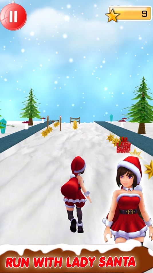 #4. Christmas Santa Surfer-Ice Adventure Run 3D (iOS) By: swapnil patel