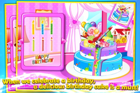 Baby Game-Birthday cake decoration 1 screenshot 4