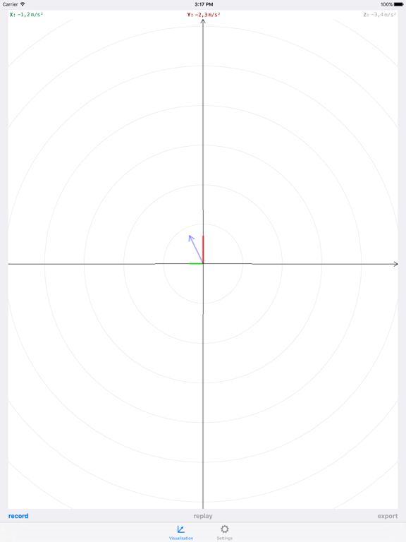 Screenshot #4 pour AccelVisu2