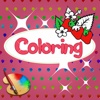 Coloring For Kids Inside Office For Strawberry Edition