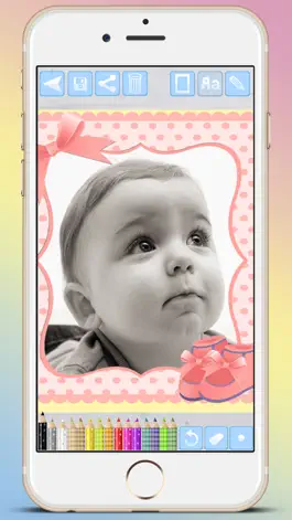 Game screenshot Photo frames for babies and kids for your album apk