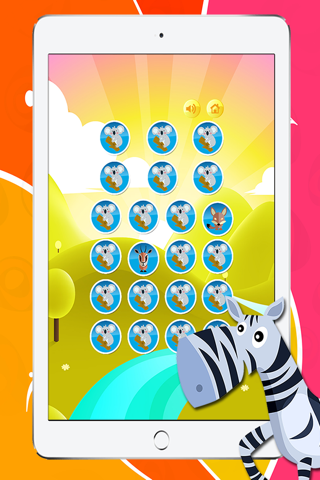 Free Matching Game Animals for Educational screenshot 2