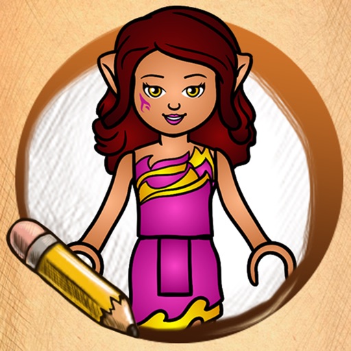 how to draw lego elves