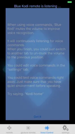 Game screenshot Blue Remote for Kodi apk