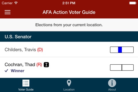 AFA Action Voter Guide screenshot 3