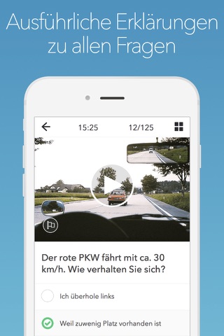 Quiz Modul "Grundwissen" Führerschein 2016 screenshot 3