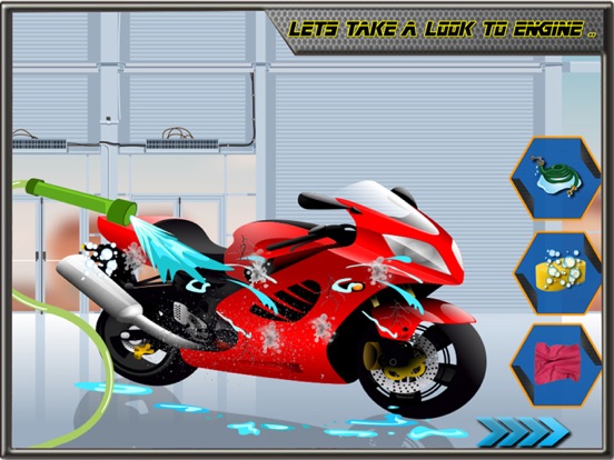 Bike Factory and repair Shop - Build, fix wash up & pimp my ride iPad screenshot
