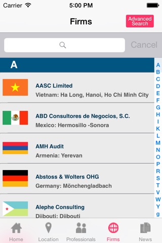 HLB International Directory screenshot 2