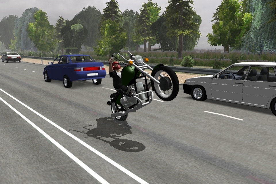 Russian Moto Traffic Rider 3D screenshot 3