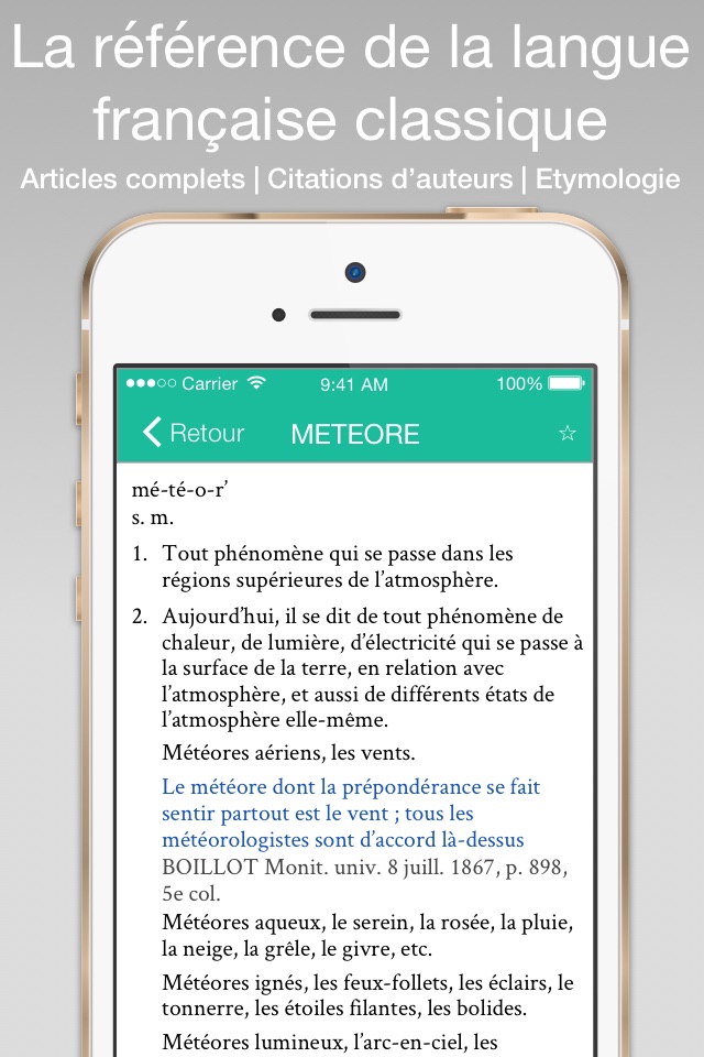 Dictionnaire Littré - Référence de la langue française screenshot 2