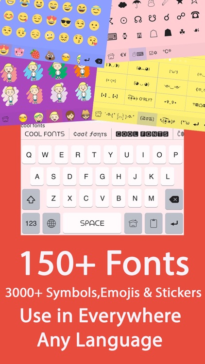 Color Fonts Keyboard ∞ Keyboards with Cool Font & Emoji for iPhone