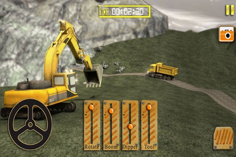 Heavy Mountain Mining Excavator Crane screenshot 4