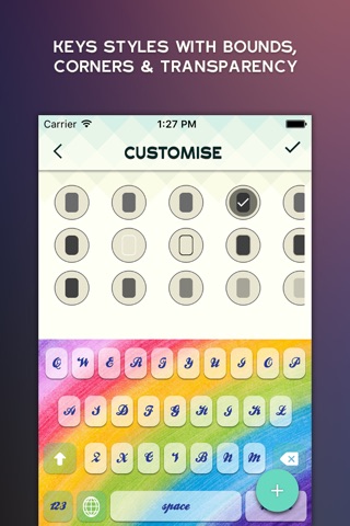 Classy Keyboard Themes - New Designs & Fonts for iPhone & iPod screenshot 4