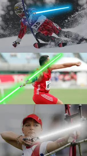 Screenshot von Lightsaber Camera auf dem iPhone 4