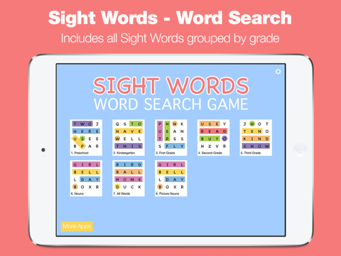 Screenshot #4 pour Sight Words Word Search Game